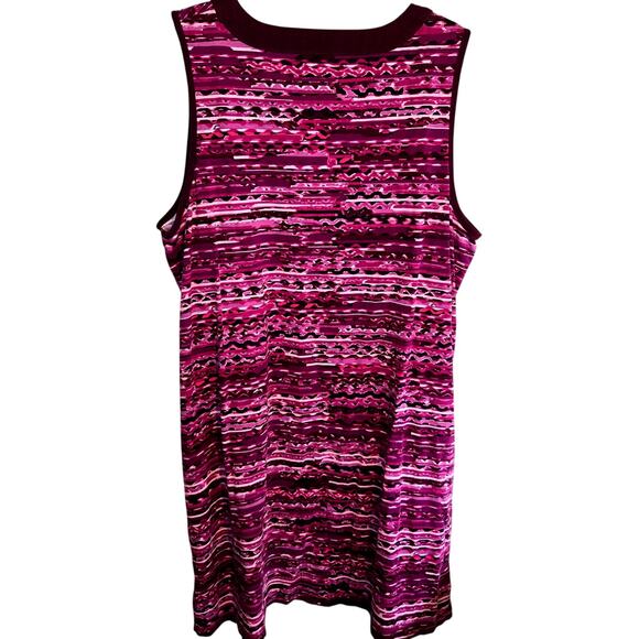 Women's Large Purple Sleeveless Sun Dress Cover Up Miss Size 12 14 - Picture 5 of 6